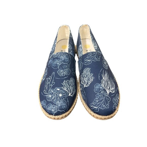 Vionic Laguna Espadrille Slip-On Shoes Blue Ocean Canvas Womens Size 8 - Picture 4 of 9